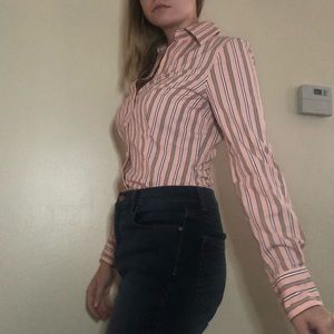 Long sleeve button up blouse